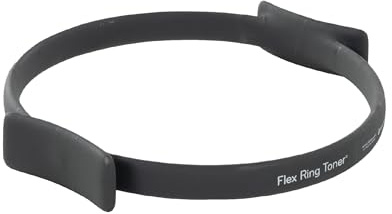 Balanced Body Flex Ring Toner with Handle Pads, Workout Hoop, Pilates Workout Equipment, Pilates Ring Circle for Home Gym or Studio Use
