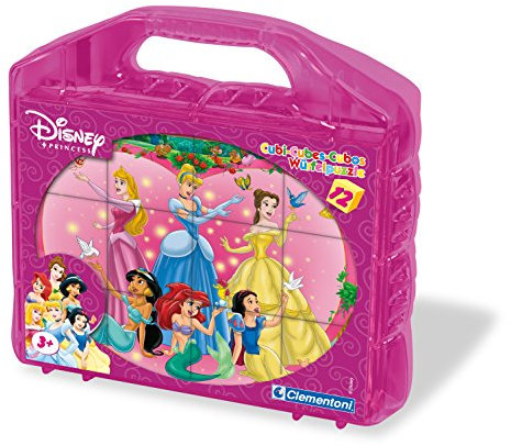 Clementoni 41142.9 - Würfelpuzzle - 12er Würfel Princess