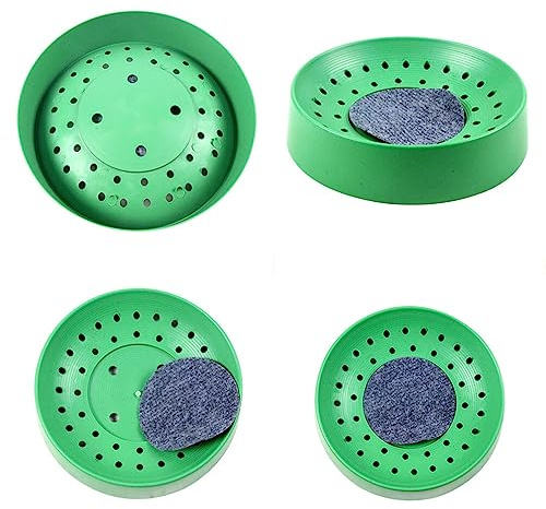 Yardwe 5 Pièces Bassin D'Oeufs d'oiseaux Reproducteurs Nid De Pigeon Fournitures De Pigeon Pigeonnier Vert Ustensiles De Course De Pigeon Accessoires De Pigeon Perroquet Fournitures De