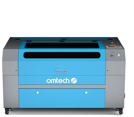 OMTech 70W CO2-Lasergravurmaschine, 750 x 400 mm, CO2 Laser Graviermaschine mit Autofokus, digitales Bedienfeld, Luftunterstützung, Lasergravur für Holz, Kunststoff, Glas, Gummi (70 W, 750 x 400 mm)