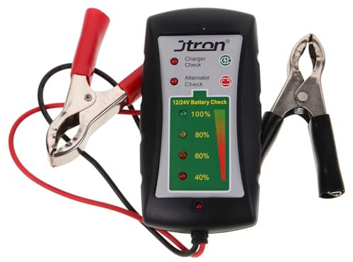 Gatuida Batterietester Batterie Kapazität Tester Batterieladetester 12v Kfz-werkzeuge Belastungstester Dichtigkeitstester Automotive Black Plastik