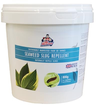 Slug & Snail Repellent For Garden 800g – Indoor and Outdoor Use – Natural British Seaweed Granules – Spiky Texture Creates Physical Barrier – Copper Tape Alternative – Safe For Pets - Seedzbox