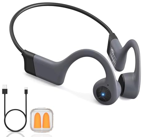 YUGEVRA Bone Conduction Headphones Bluetooth 5.4 – 24H Playtime, Open-Ear Wireless Sports Headset with Mic, IPX5 Waterproof, Lightweight Secure Fit for Running, Cycling & Workouts
