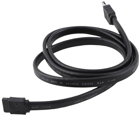 SUNGOOYUE Esata Mâle à Mâle à Connexion Câble de 3 Gops Vitesse 100 Cm M/M pour Les Entraînements Optiques (100cm)