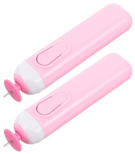 Alipis 2 piezas Bolígrafo Quilling Eléctrico para Manualidades DIY Herramienta Ranurada para Enrollar y Rizar Papel Diseño Ergonómico para Principiantes y Proyectos Creativos de Arte