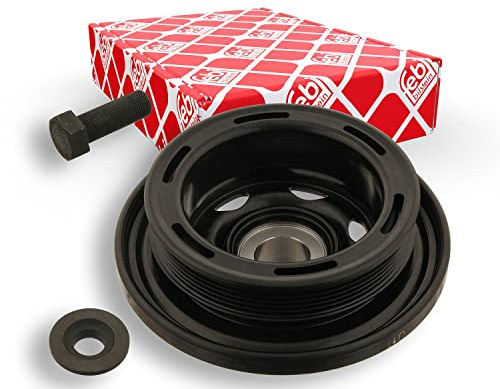 febi bilstein 33600 Riemenscheibe (entkoppelt) für Kurbelwelle, mit Schraube und Scheibe, 1 Stück