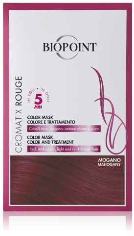Biopoint Cromatix - Color Mask, Maschera Colorante per Capelli Senza Ammoniaca, Azione Nutriente e Ravvivante, Intensifica il Colore e Dona Brillantezza, 30 ml
