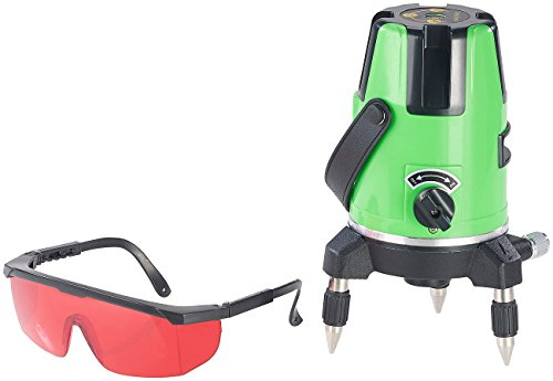 AGT Kreuzlinienlaser: Kreuzlinien-Laser, selbstnivellierend, vertikal & horizontal, drehbar (Kreuzlaser, Linienlaser, Lasermessgerät)