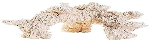 ARKA Aquatics Riffkeramik 3D-ribbbåge – tillverkad av 100% naturliga råvaror, fri från skadliga ämnen, mycket hög porösitet, tillverkad i Tyskland, (30 cm)