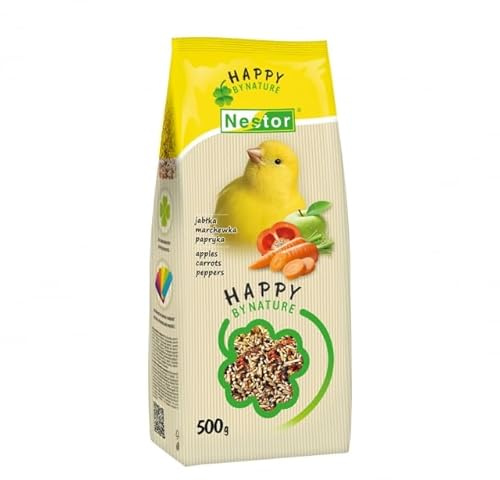 Birds Canaries Food with Apples/Carrots/Peppers 500g Snacks Canary Finches Bird Natural Food Budgie Seed Treats