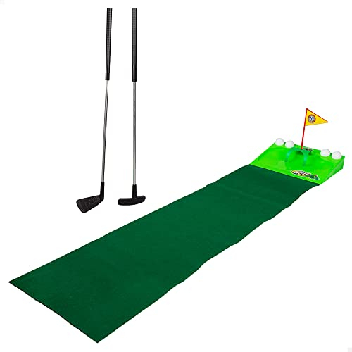 COLORBABY 49992 - CB Sports Golfspel för barn, Minigolf Innehåller 8 delar: Golfpinnar, 4 bollar och matta, sportspel, sportspel, utomhusspel, golfspel för barn
