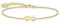 Thomas Sabo A2161-413-39 Sterling Silver Gold Plated Silver Infinity Bracelet, Eine Grösse, No Gem, Eine Grösse, Sterling Silver, No Gemstone