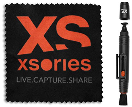 Xsories lins magi med mikrofiberduk för kamera – svart/orange