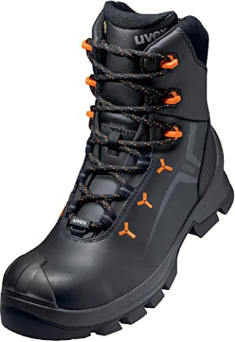 Uvex 2 MACSOLE® Sicherheitsschuhe S3 CI HI HRO SRC - Winterstiefel, Arbeitsschuhe für Damen & Herren - Weite 12 - Größe 43
