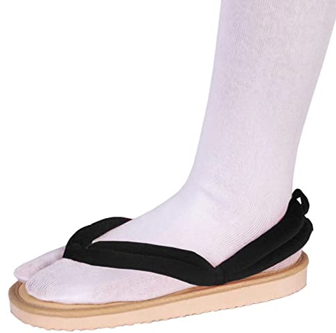 Scarpe Cosplay Geta Zoccoli di Legno Giapponesi, Sandali Tradizionali Infradito da Uomo e Donna, Tacco Alto Puntelli Anime per Adulto e Bambino