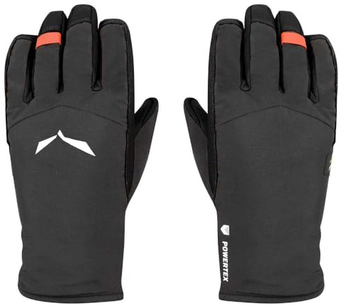 Salewa Ortles Powertex Tirolwool® Responsive Handschuhe Women, Schwarz, 6/S