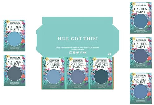 Rust-Oleum Garden Paint in Gloss Finish – Deep Blue Tester Box