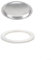 Yuanpgky Junta de silicona flexible para Moka para cafetera, junta de silicona de repuesto para anillo compatible con múltiples tamaños (12 tazas + tamiz)