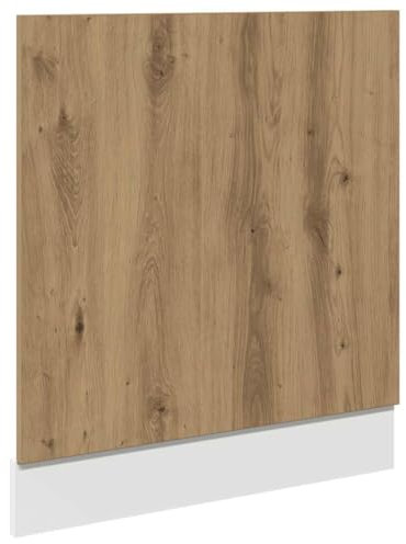 vidaXL Panneau de Lave-Vaisselle Lyon Chêne Artisanal 60 x 1,5 x 67 cm Bois d'ingénierie
