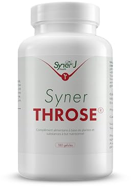SynerTHROSE | Glucosamina, Condroitina, MSM, Complesso di Vitamina C | Formulazione Naturale | 180 Capsule | 3 Mesi | SynerJ Health