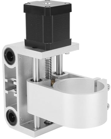 Bosiyrggrl Aluminum Alloy Z Axes Motor Mount for 3018 Router Machine, Stable and Reliable, Z Axes Power with 52mm Stroke, Bearing