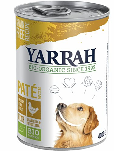 Yarrah Bio Hund Dose Pastete getreidefrei Huhn 6 x 400 g