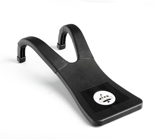 Chuck's Woodbarn Black Boot Jack Puller - Constructed of Composite Fiberglass | Extra Grip Boot Remover for Cowboy Boots, Premium Boot Remover | Durable Shoe Jack - Black Leather