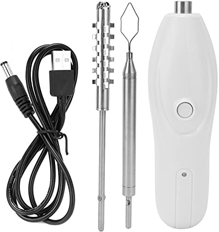 Fischentschupper, Multifunktionaler Waagen-Schaber Meeresfrüchte-Entkalker Austauschbare Klinge Elektrischer Obst-Graben-Gemüse-Entkerner für Home Restaurant