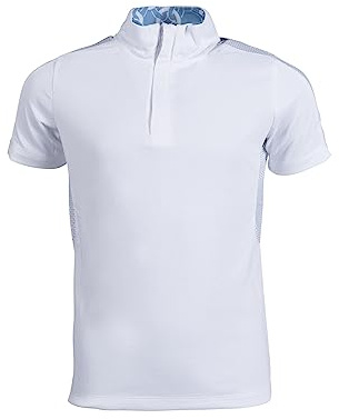 HKM Hunter T-Shirt, 1200 Bianco, 164 Unisex-Bambini e Ragazzi