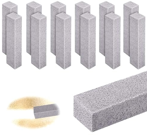 Cleaning Block 12 Stück Bimsstein Reiniger Bürsten Reinigungsstein Toiletten Putzstein für Toilette für Toilette Bimsstein Reinigung Stein Toilettenschüssel für Toilette,Dusche, Bad Waschbecken
