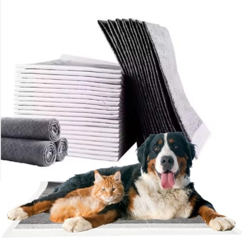 Mama Shop Traversine per Cani al Carbone Attivo, 60x90 cm, Super Assorbenti e Antiodore, Tappetini Igienici per Cani Grandi e Cuccioli, Confezione da 30 Pezzi, Uso Domestico e Addestramento