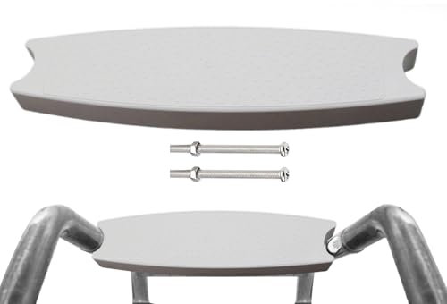 Escabeau de piscine ingroundd – Marche robuste pour piscine creusée avec entrée sûre | Marches d'échelle de piscine durables pour plus de stabilité | Marches de piscine conçues pour le confort et