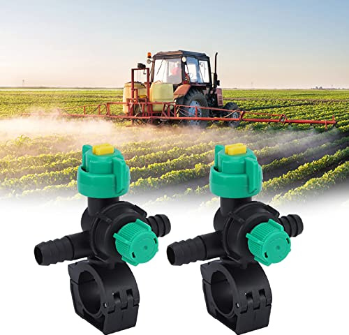 Tbest 2 St 2 St Jordbruk i Form Av en Sprayformad Fläkt för Vegetabiliska Insekticider, Stort Sprayområde, Lätt Att Installera för 25 Mm Stålrör och 13 Mm Vattenrör