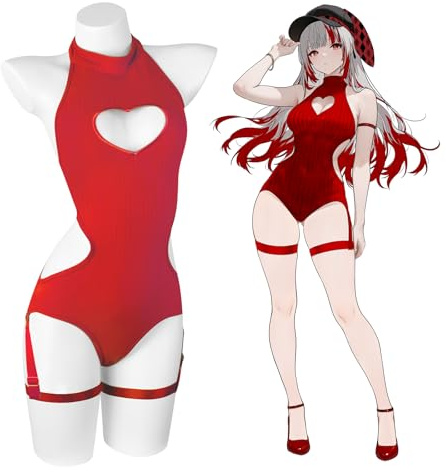 KORURACLUB Cosplay Sexy Bodysuit Women Black Lingerie Backless Corset Top Sexy Bodysuit