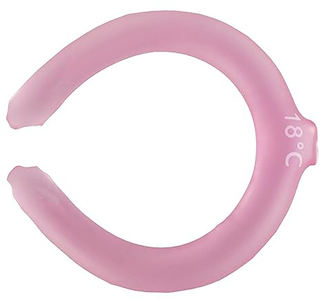 Depisuta Enveloppe de Cou de Refroidissement Portable avec une Dissipation de Chaleur Efficace pour l'été, une Usure Confortable pour - PVC Matériau (PINK)