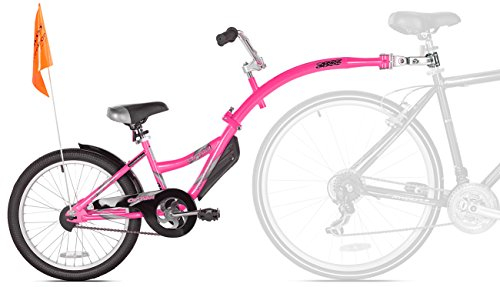 KaZAM Unisex, Teenager Weeride Co-Pilot Fahrradanhänger, Pink, Rose, 51 cm