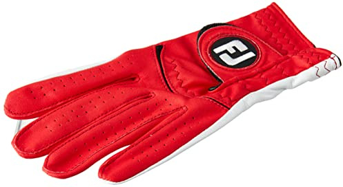 FootJoy FJ Spectrum - Guantes para Hombre, Color Rojo, Talla L