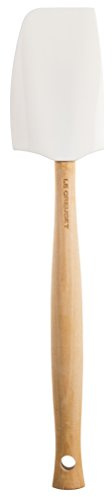 Le Creuset Silicone Craft Series Medium Spatula, 11 1/8 x 2 1/4, White