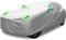 Ikaif Copertura Auto Universale Complete 190T Impermeabile E Traspirante Resistente Al Calore Graffi Pioggia Neve Con Tasca Specchio E Strisce Riflettenti (Adatto SUV 4,0-4,3m)