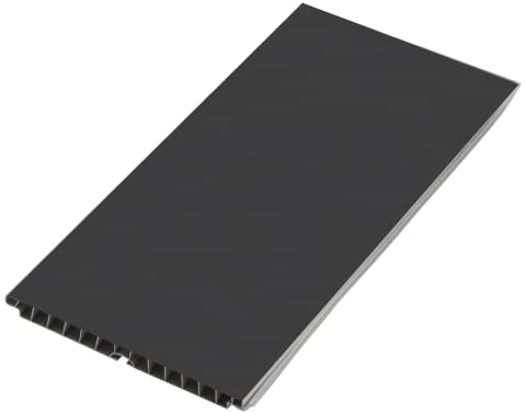 Evotrade Küchensockel – Sockelleiste L 2,5 m aus PVC | Höhe und Farben wählbar + Zubehör (2 Eckkappen 90° + 1 Verbindungsstück) Made in Italy