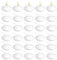 MaoNativey 30 Pezzi Candele Galleggianti Bianche Non Profumate Candele Senza Gocciolamento, Candele Tealight per la Casa, Adatte Feste di Matrimonio Piscina Spa San Valentine Vasca da Bagno
