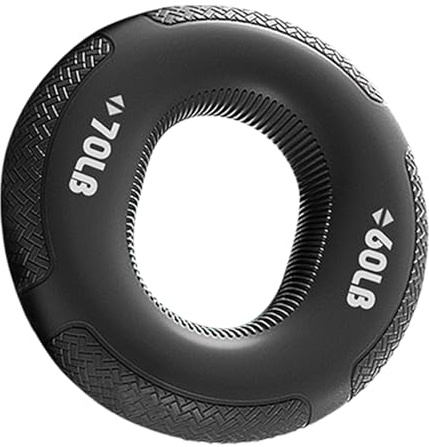Anneau d'exercice de préhension, anneau de préhension, renfort de poignée à double résistance, poignée d'exercice sur les -bras en silicone, entraîneur portable pour la prise pour l'al