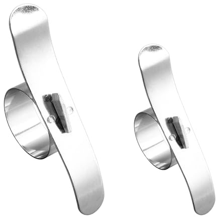 Bojueshaw 2Pcs Orange Peeler,Stainless Steel Fruit Peeler,Skin Remover Orange,Peeling Tool,Portable Kitchen Gadget for Lemon Orange Citrus