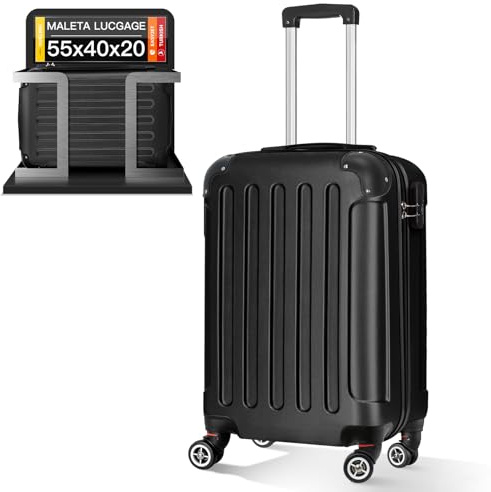ARTREE Maleta de Cabina 55x40x20 ABS, Ligera y Compacta para Viajes en Avión, Equipaje de Mano para Hombre y Mujer, Dimensiones 52 cm