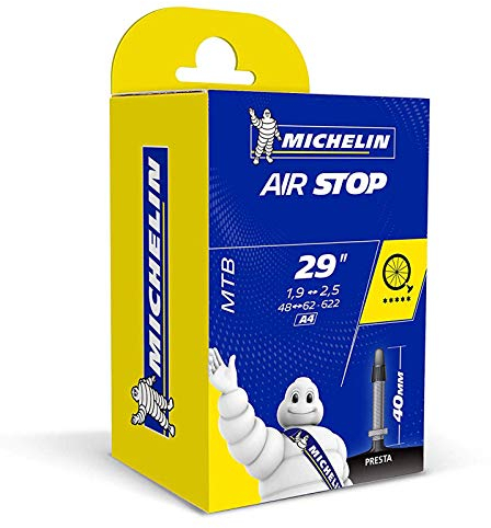 Michelin Fahrradschlauch Airstop, Schwarz, 29'' x 1.9 -2.5 / 40 mm