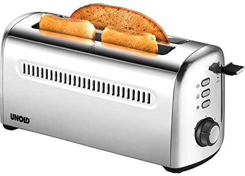 Unold 38366 Toaster 4er Retro 4 Funktionen: Auftauen, AufwŠrmen/Nachtoasten, Toasten, Stoppen