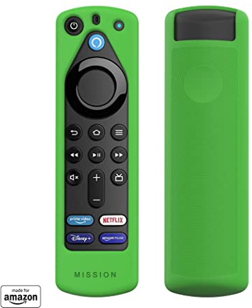 All-new, Made for Amazon Remote Cover Case | for Alexa Voice Remote (3rd generation), Green