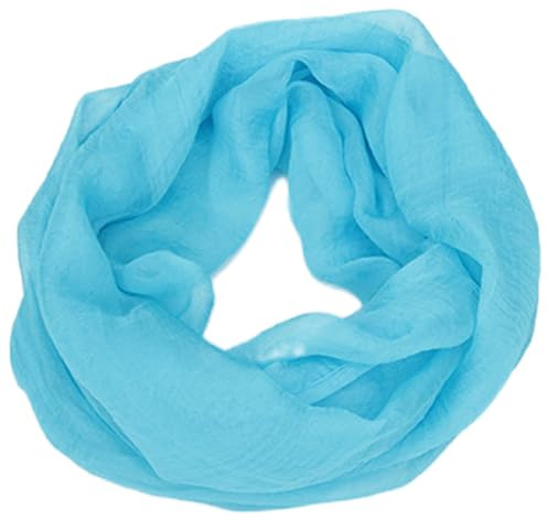 FAIRYGATE Infinity Scarf Ladies Scarf Plain Neck Wraps Soft Shawl Circle Fashion Classy Party Snood Infinity Shawls Chiffon Scarves for Women Lightweight Sheer Wrap A0326