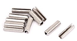 sourcing map Goupille à Ressort Fendue M2 x 8 mm en acier inoxydable 304 Rouleau Cheville broche 10pcs