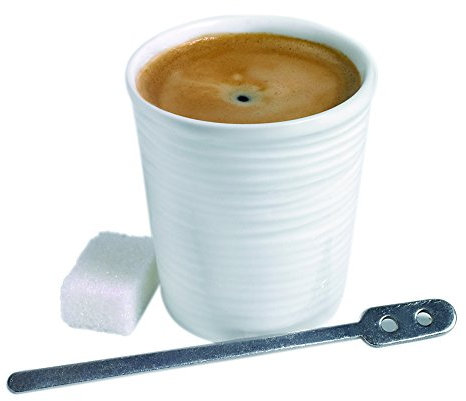 Visiodirect Lot DE 6 GOBELETS Espresso PLISSE'O Ø60 x H65 mm. 9cl